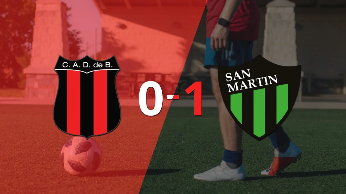 Solitario gol le da triunfo a San Martín (SJ) sobre Def. de Belgrano