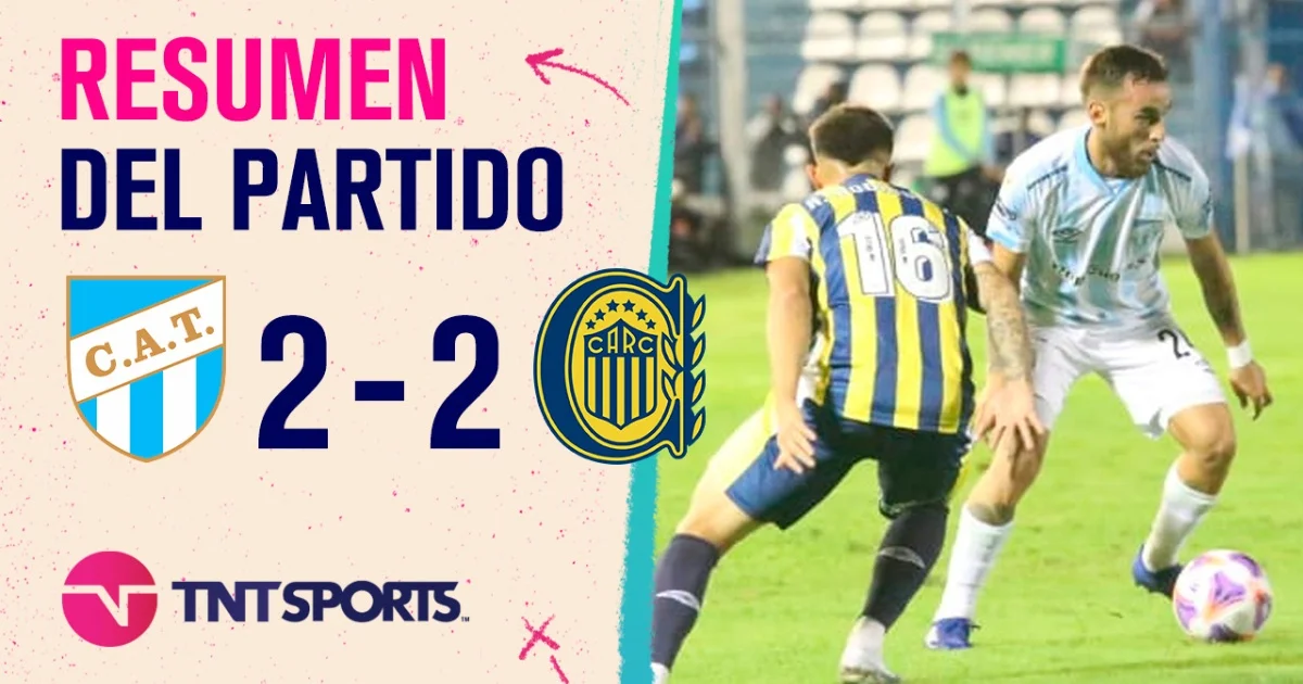 Los goles del empate entre Atlético Tucumán y Rosario Central en la ...