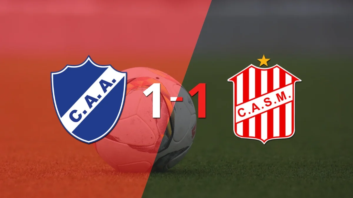 San Martín (T) logró sacar el empate a 1 gol en casa de Alvarado