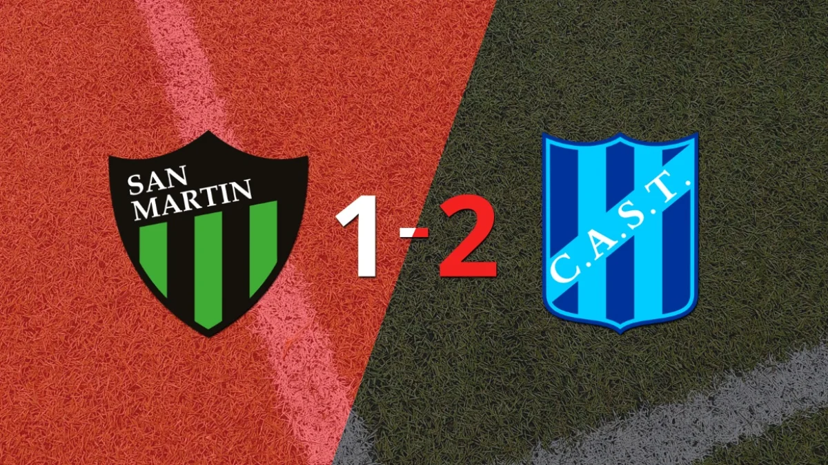 Victoria apretada de San Telmo por 2-1 sobre San Martín (SJ)