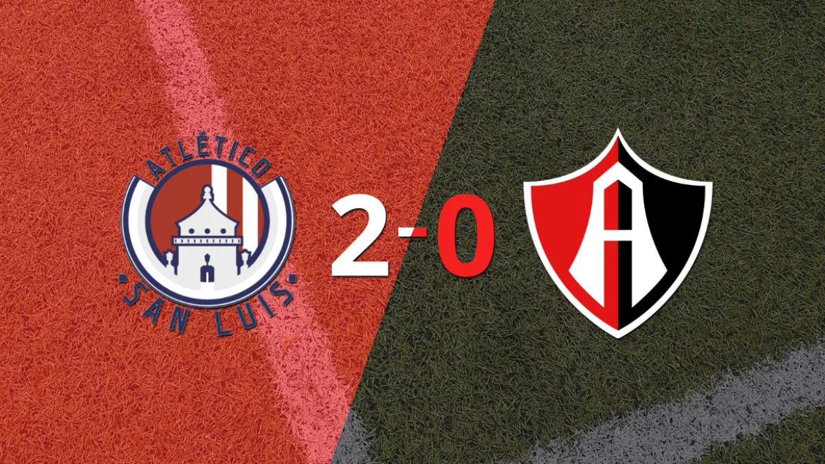 Atl. de San Luis le ganó con claridad a Atlas por 2 a 0