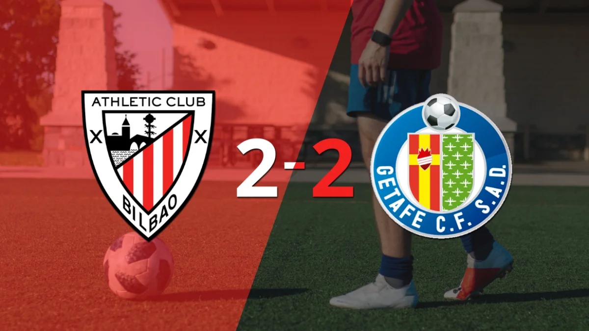 Athletic Bilbao y Getafe firman un empate en dos