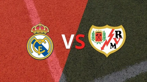 Real Madrid y Rayo Vallecano llegan al segundo tiempo sin goles