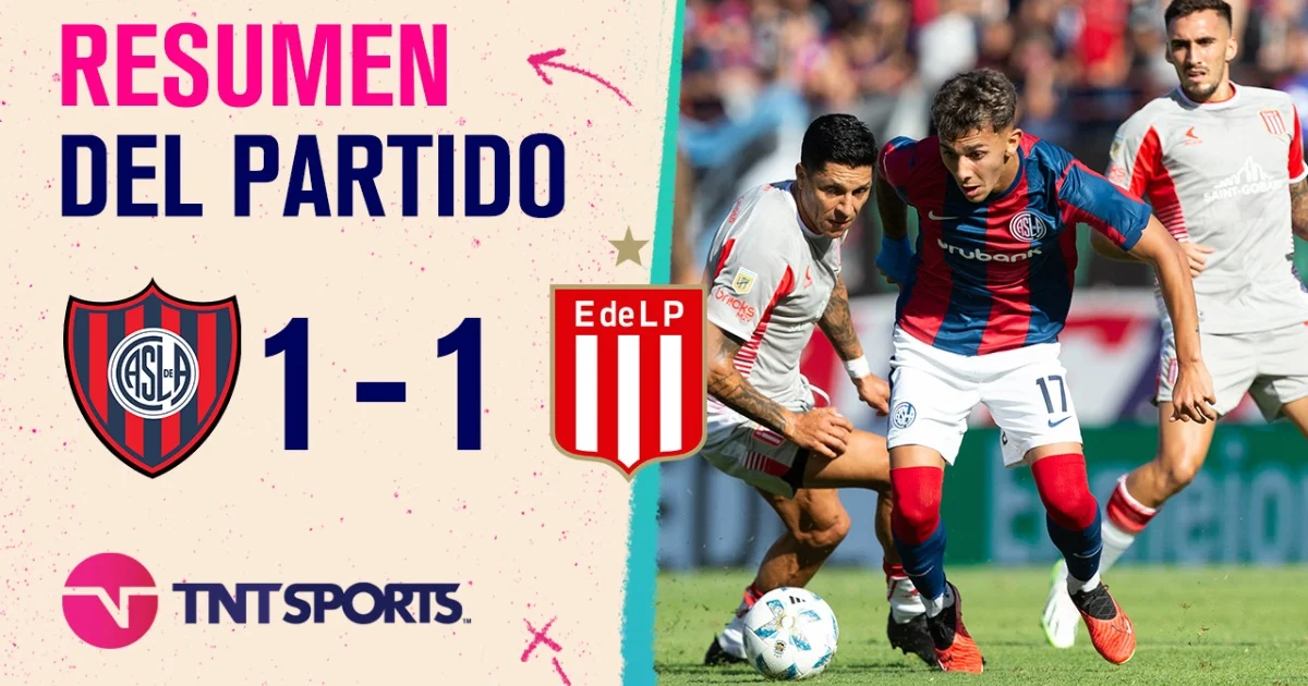San Lorenzo y Estudiantes empataron en el Nuevo Gasómetro | TNT Sports