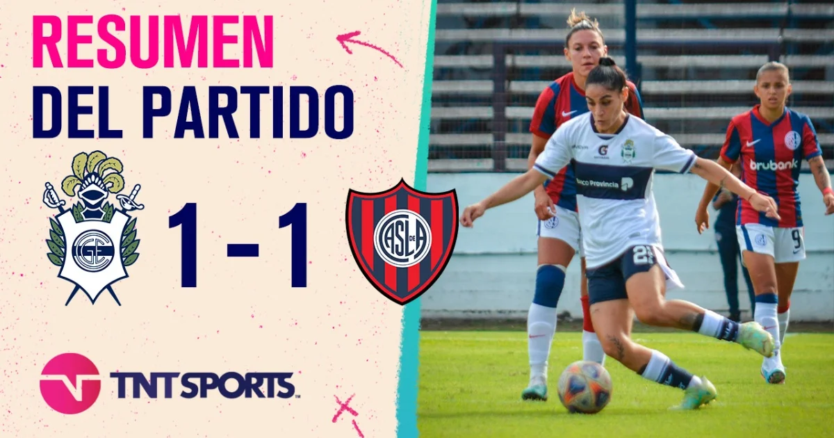 Gimnasia La Plata igualó con San Lorenzo en el Torneo Femenino | TNT Sports
