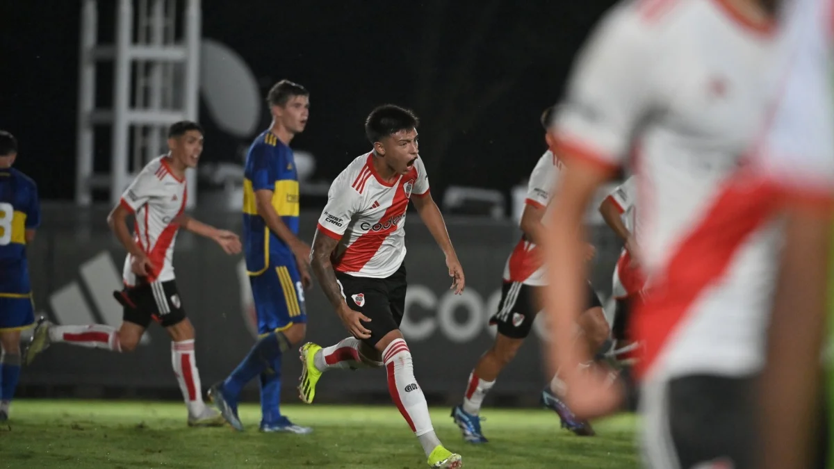 Tremenda goleada en el Superclásico de Reserva entre River y Boca