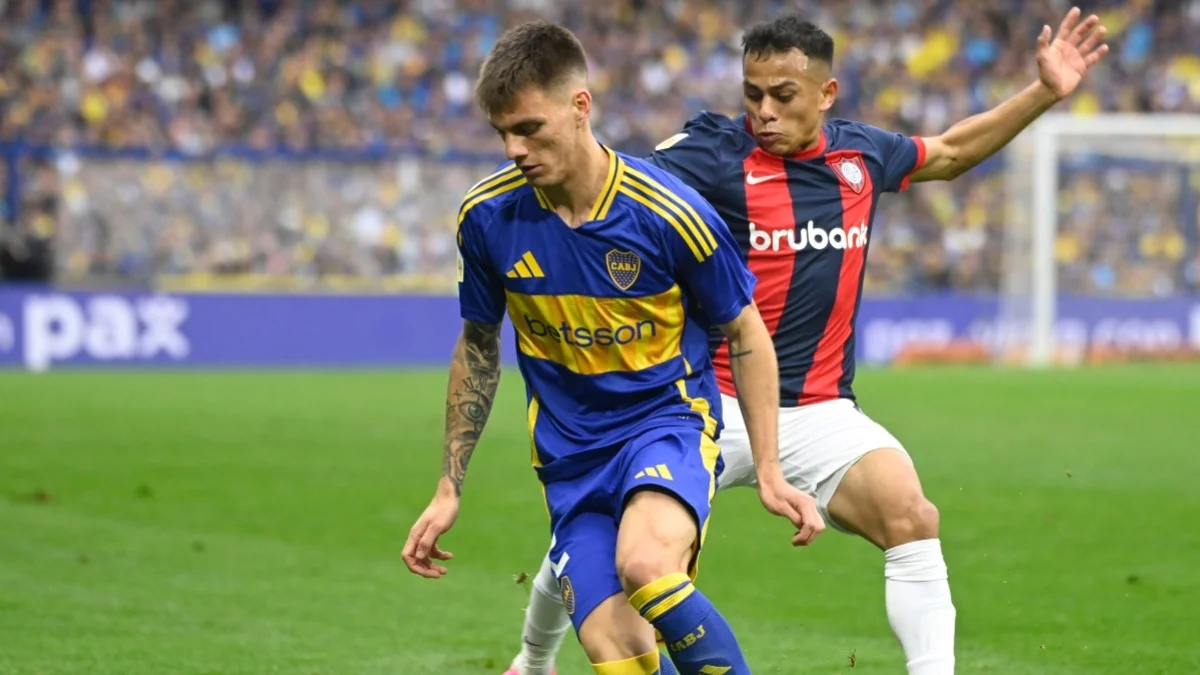 Boca y San Lorenzo jugaron un partidazo en la Bombonera