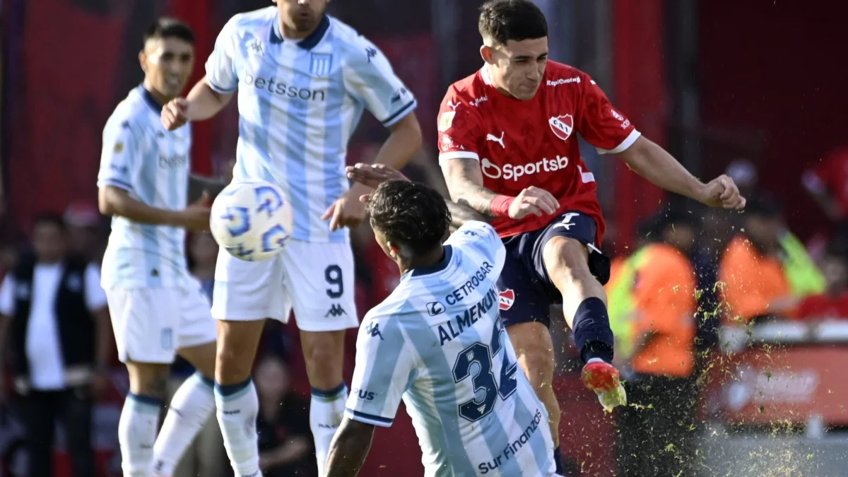 En un partidazo, Independiente y Racing repartieron puntos en Avellaneda