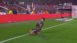 Vicente Taborda puso el 1-0 para Platense con una linda definición ante River.