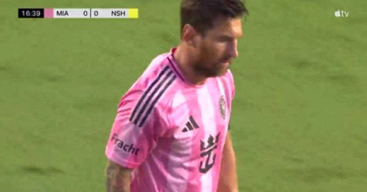 Golazo de Messi de tiro libre para el 1-0 de Inter Miami ante Nashville ...