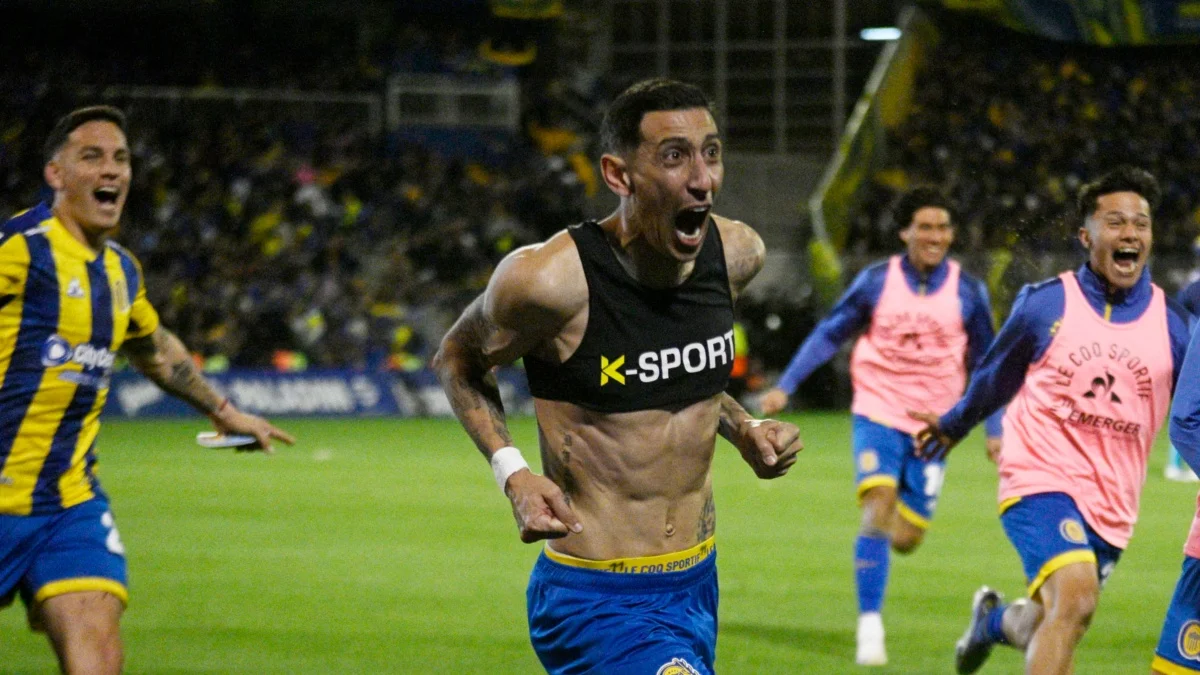 Con un golazo de Di María, Rosario Central se llevó el clásico ante ...