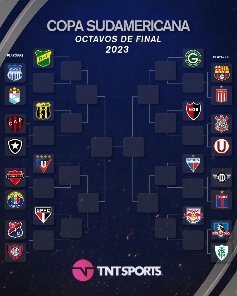 Así quedaron los octavos de final de la Copa Sudamericana